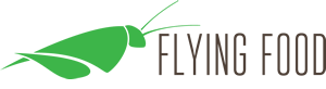 Logo flying food criquet alimentaire